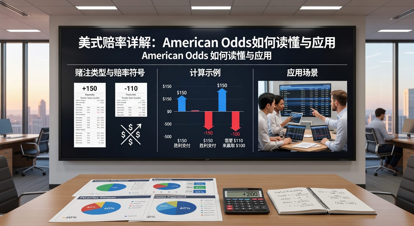 美式赔率 american odds：换算、读法与实战应用