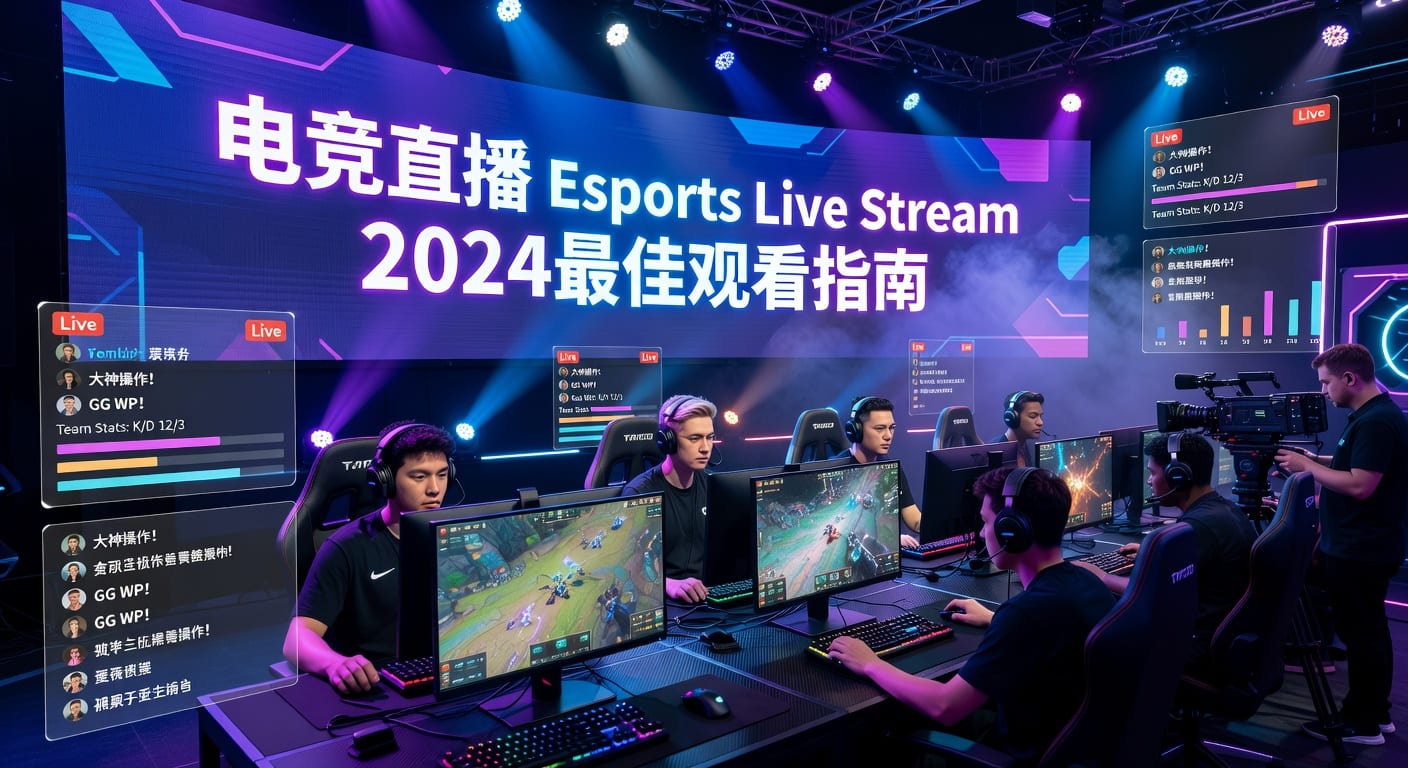 电竞直播 Esports Live Stream 观赛数据与转化指南