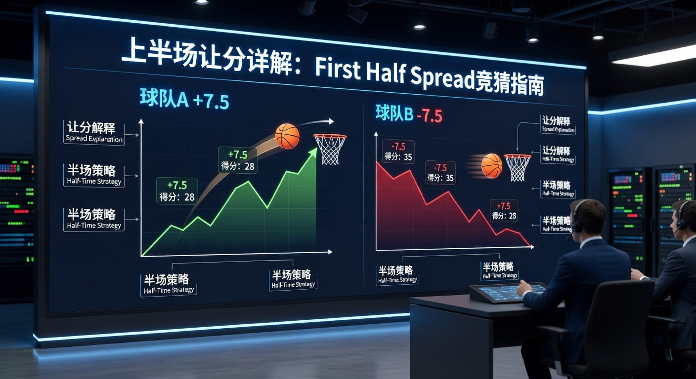 上半场让分 first half spread 赛前判断与实战读法